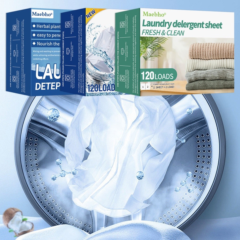 Laundry Strip Eco - 120 feuilles/paquet ​ ​ ​ Formule