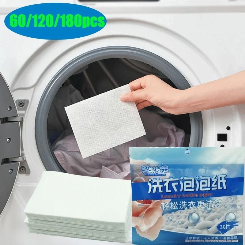 Laundry Strip Eco - Feuilles de détergent à lessive puissantes,
