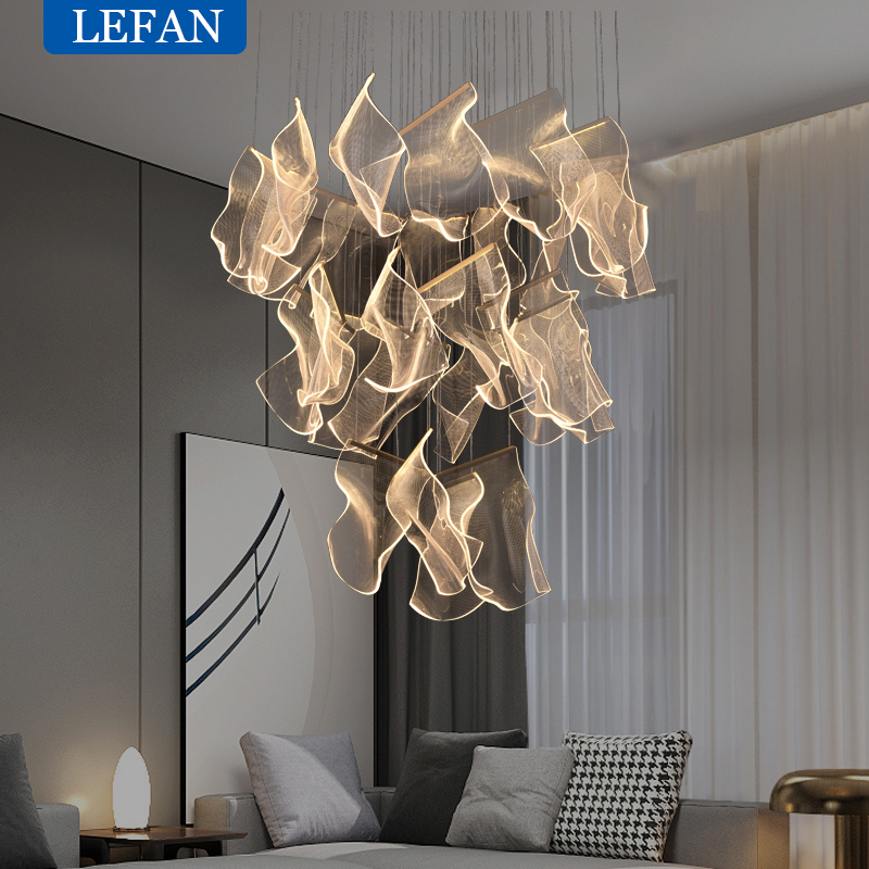 Sustainable Living Guide - Guide de lumière LED lustre moderne