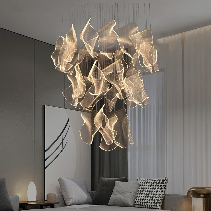 Nordique luxe acrylique lustre - Sustainable Living Guide avis et prix
